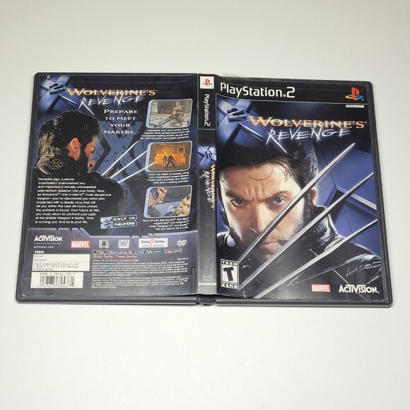 X2 Wolverines Revenge Playstation 2 PS2 complete cib video game - Picture 1 of 6